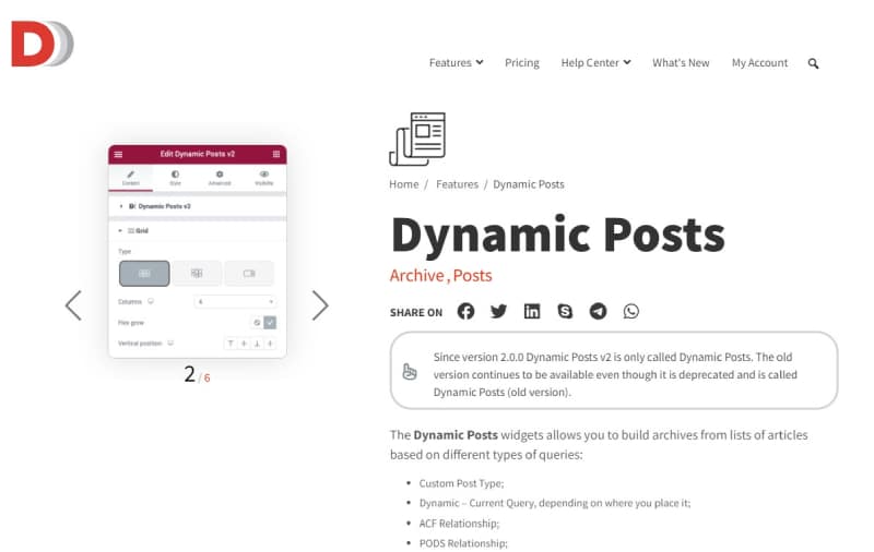 Dynamic content for Elementor. Source: dynamic.ooo