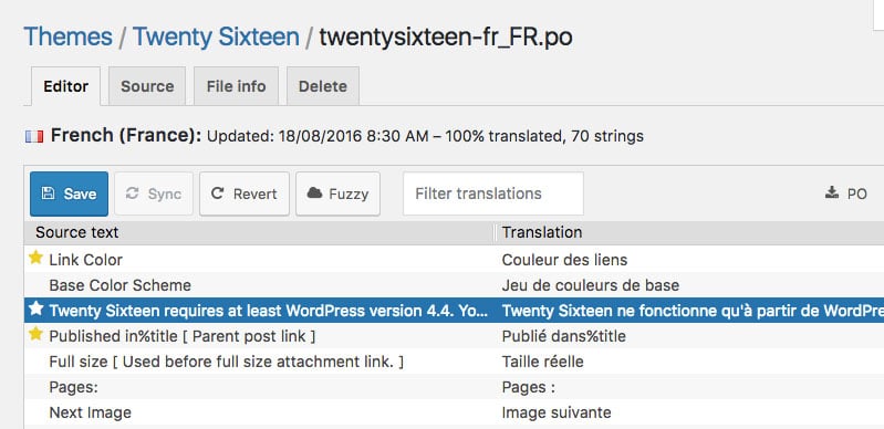 loco translate wordpress plugin
