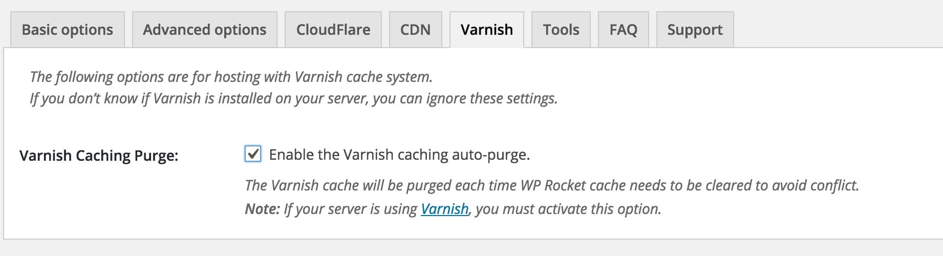 varnish tab