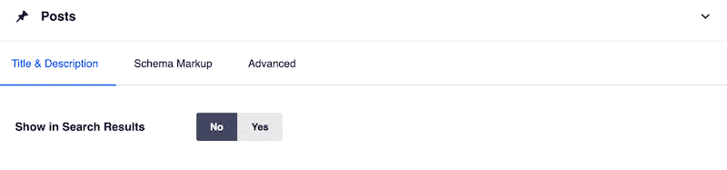 Applying the no-index meta tag to a post with the AIOSEO plugin - Source: AIOSEO