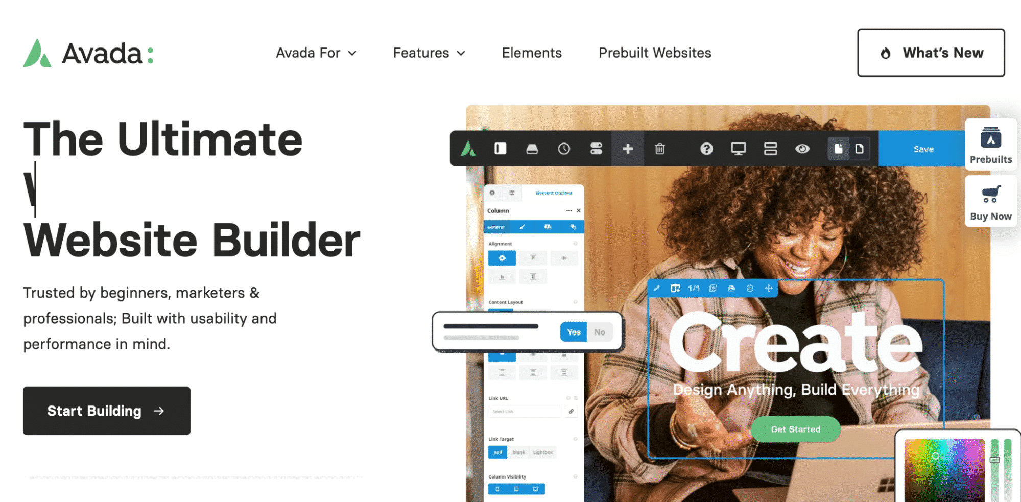 Avada theme - Source: Themeforest