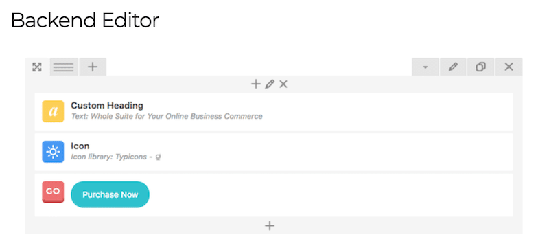 Backend Editor - Source: WPBakery
