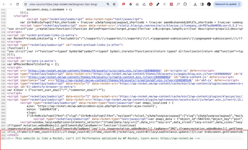 Code source to check if caching works - Source: Google Dev Tools