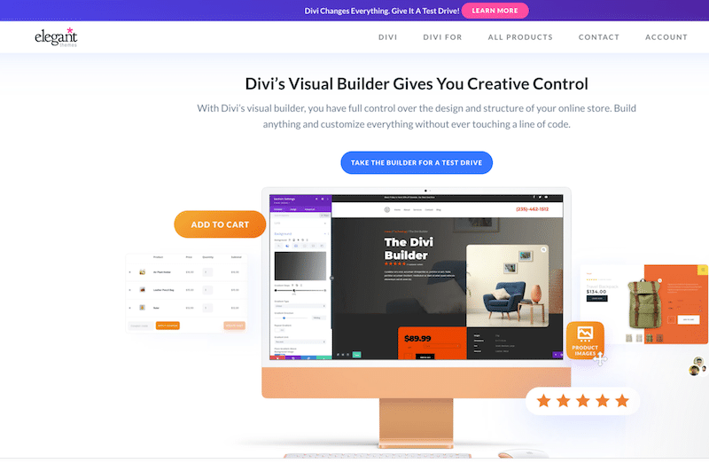 Divi and its WooCommerce Builder- Source: Elegantthemes.com