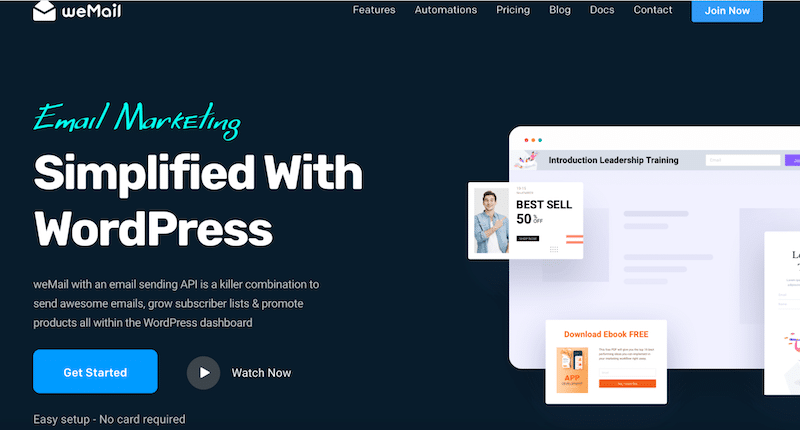 Email marketing made simple - Source: weMail