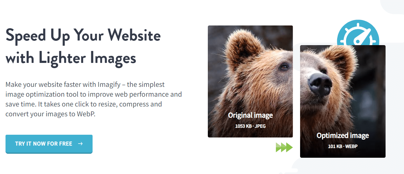 Imagify Homepage - Source: Imagify