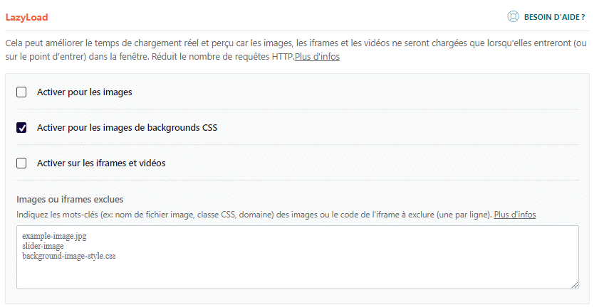 Nouvelle option - LazyLoad sur les images de background CSS
- WP Rocket 3.15