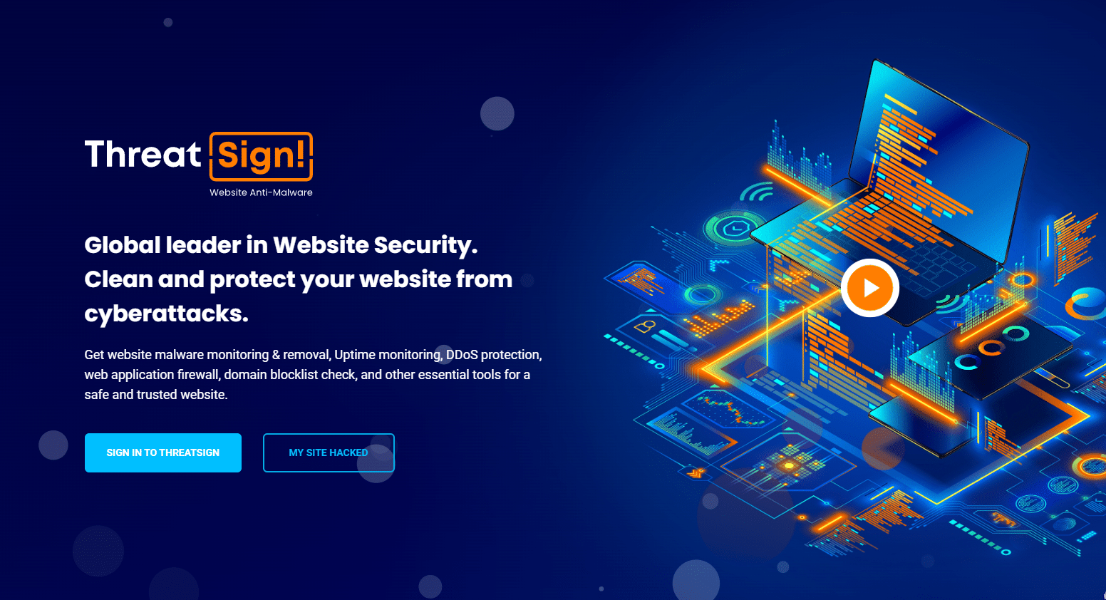 Quttera Homepage – Source: Quttera