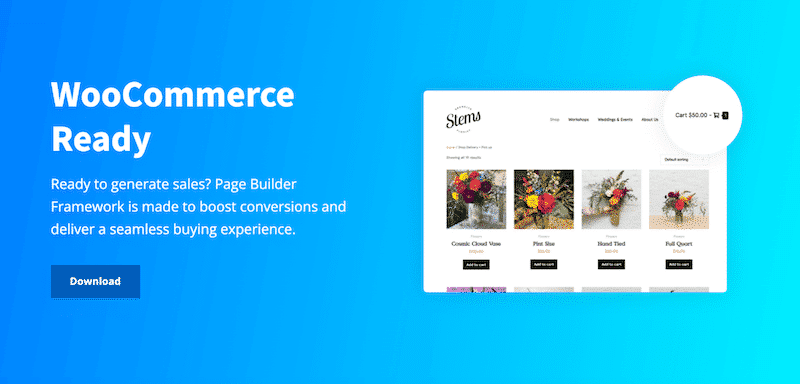 3. Advanced WooCommerce by The Page Builder Framework