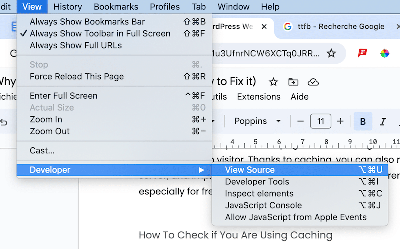 View source from Google Developers tools - Source: Google Developer Tools