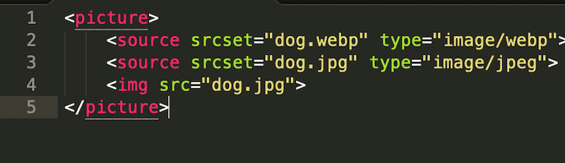 WebP fallback with the picture tag - Source: WP Rocket